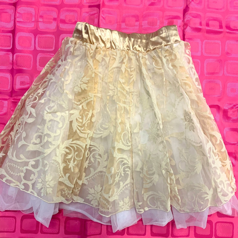 Weissman dance skirt layered with built in briefs